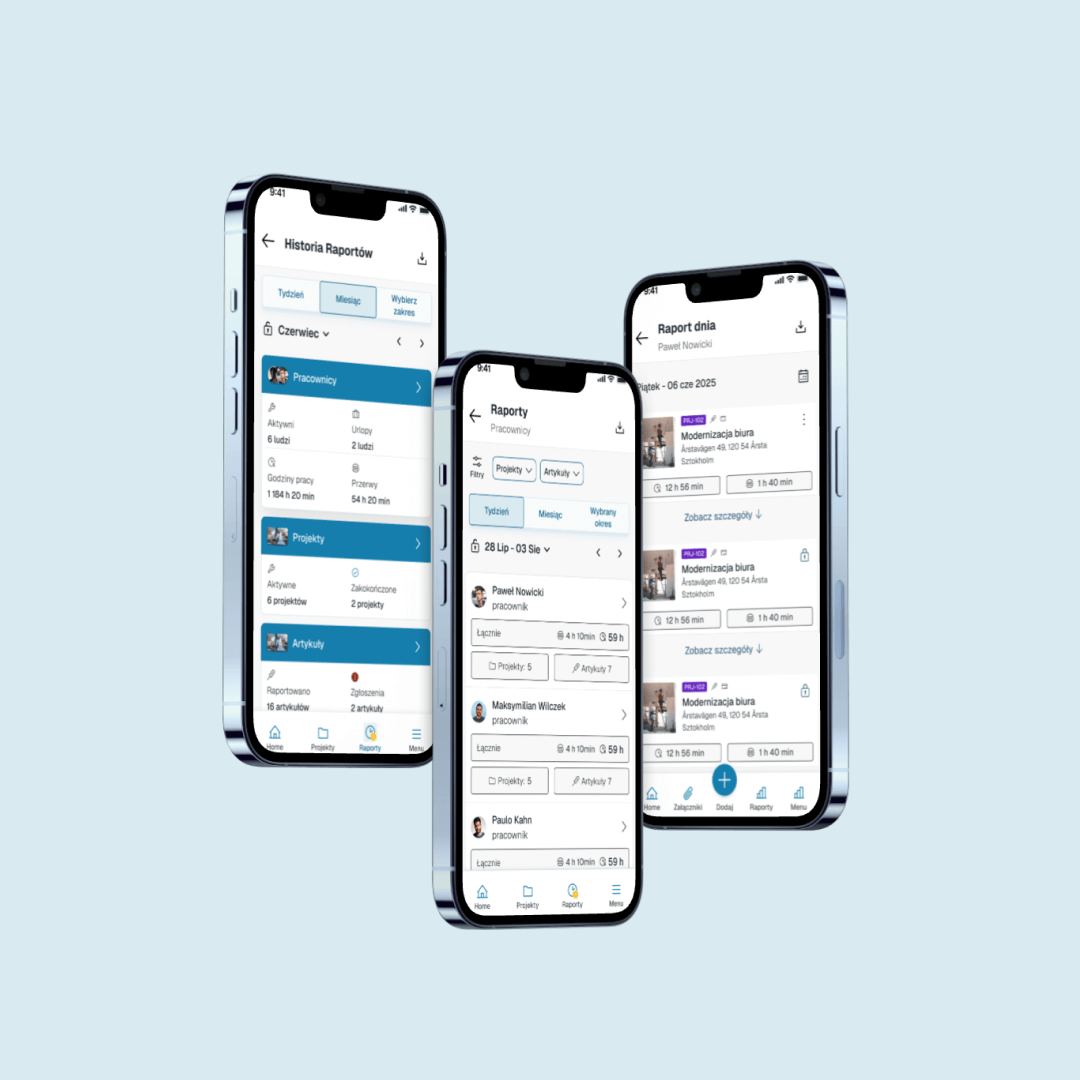 Photo represents Report screens